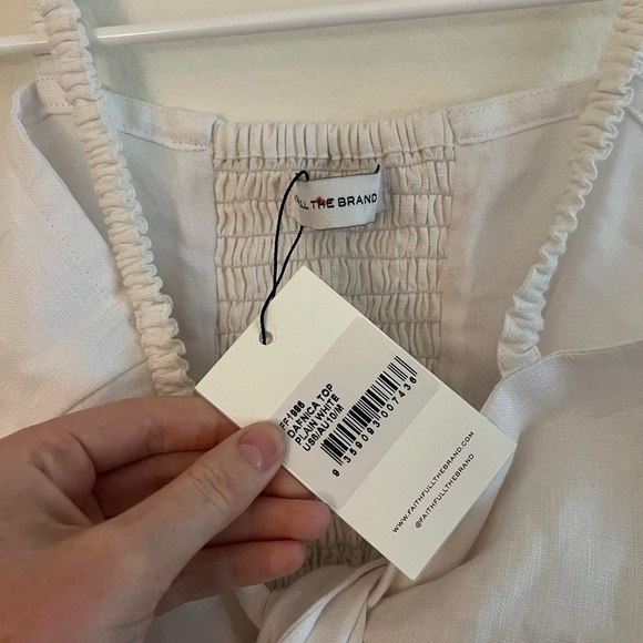 Faithfull the Brand Dafnica Linen Top White​ - Picture 6 of 9